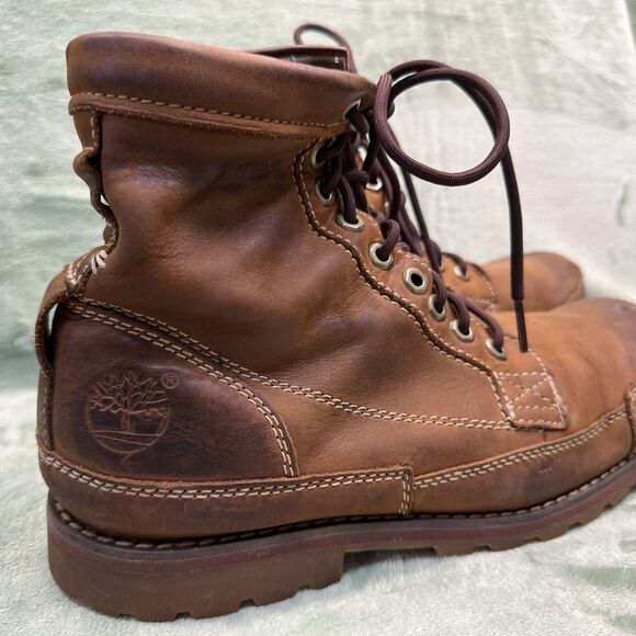 Timberland Earthkeepers 15551 Men's Size 9.5 Brown Leather Boots Comfort - Picture 1 of 12